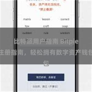 比特派用户指南 Bitpie注册指南，轻松拥有数字资产钱包